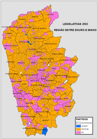 ENTRE DOURO E MINHO: LEGISLATIVAS 2002